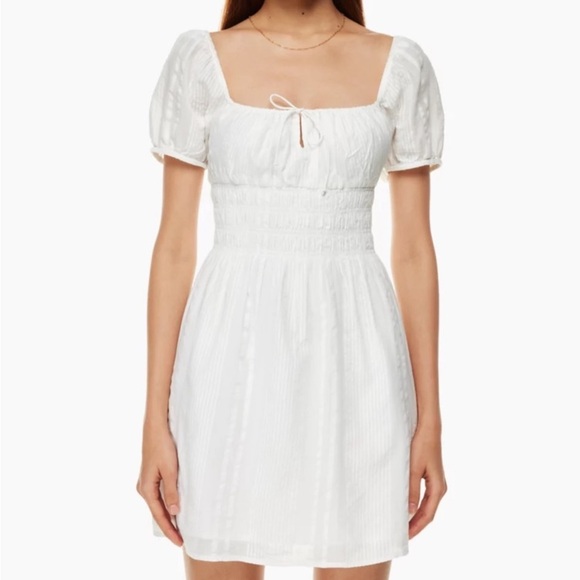 Aritzia Dresses & Skirts - Aritzia Sunday Best Kay Cotton Dress White S